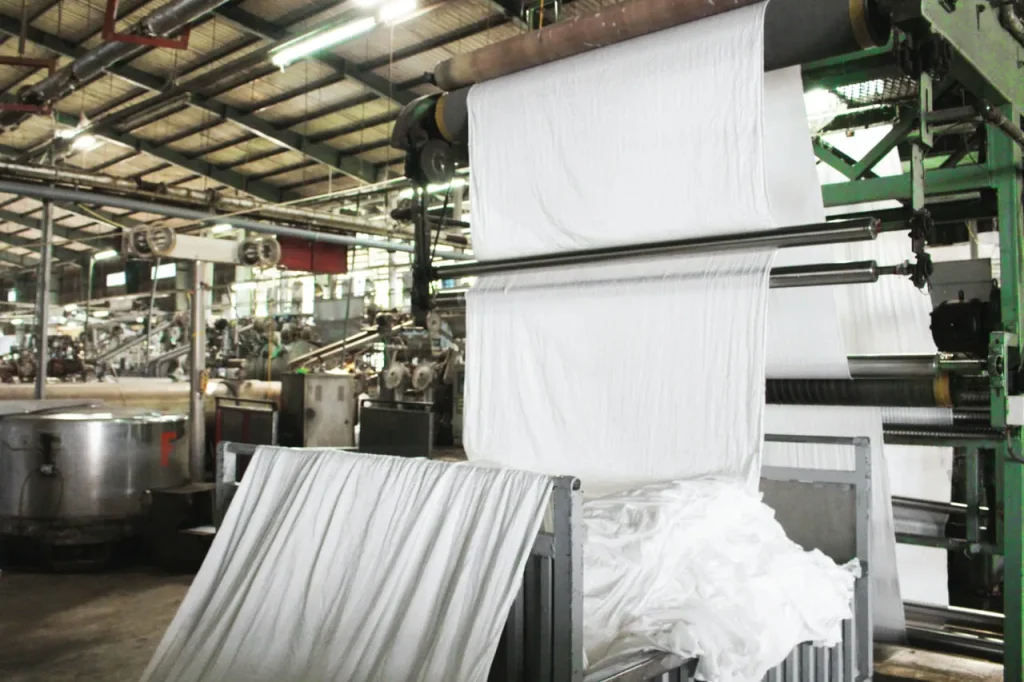 Các bước sản xuất vải cotton từ sợi bông