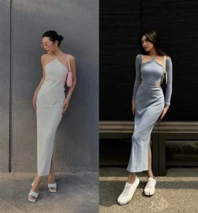 Các kiểu dáng váy may mặc phổ biến
