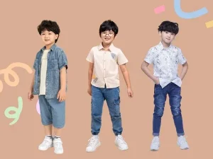 Quần áo may mặc cho trẻ em